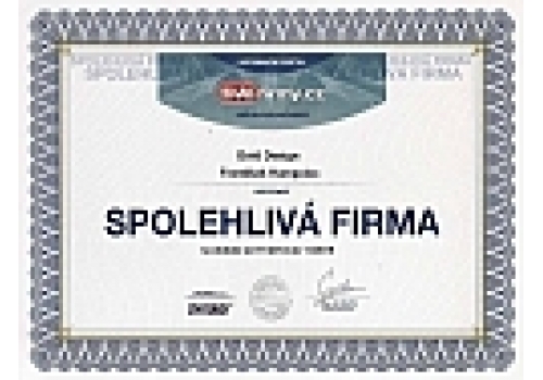 Spolehlivá firma certifikát